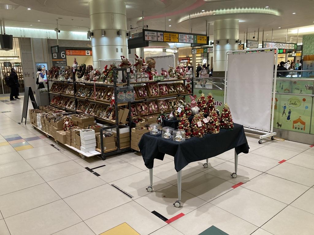 JR東日本の催事出店場所の詳細1「臨時販売（コモレビ広場１）」